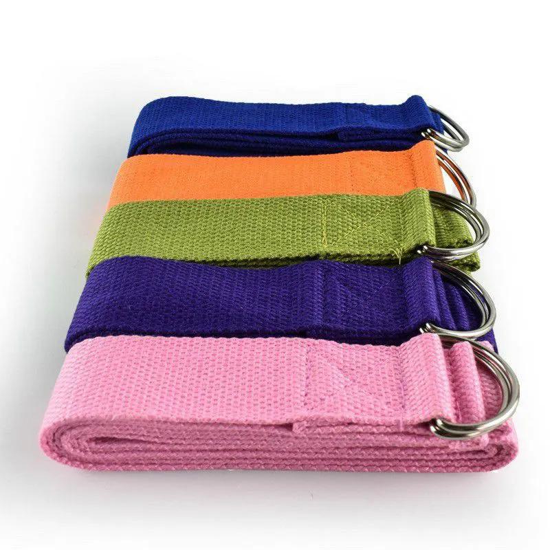 Dây tập Yoga bằng cotton dẻo dai, co giãn tốt Dây tập Yoga bằng cotton dẻo dai, co giãn tốt