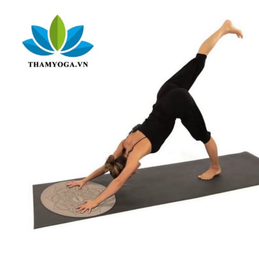 Miếng đệm Yoga & Thiền cao su PU mật độ cao beYoga tròn 60cm