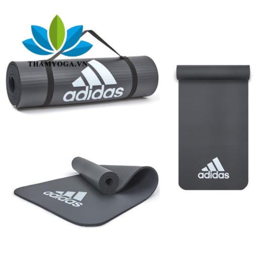 Thảm Fitness Yoga Adidas 10mm ADMT-11015 - Xám